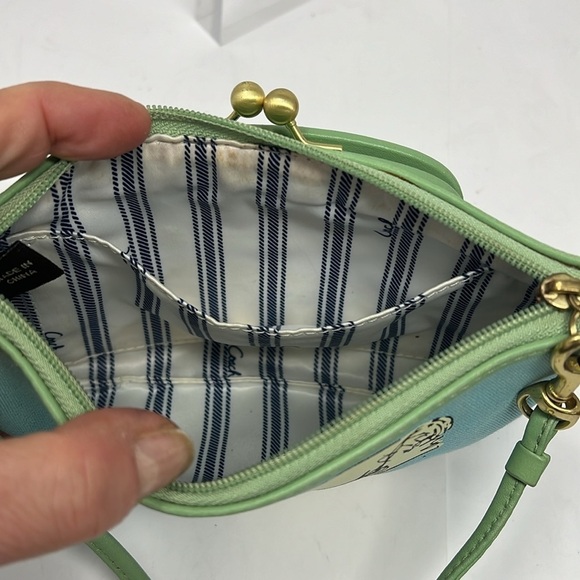 Coach Bonnie Cashin Kisslock Limited Edition Bon Print Canvas Large Wristlet - Picture 7 of 10